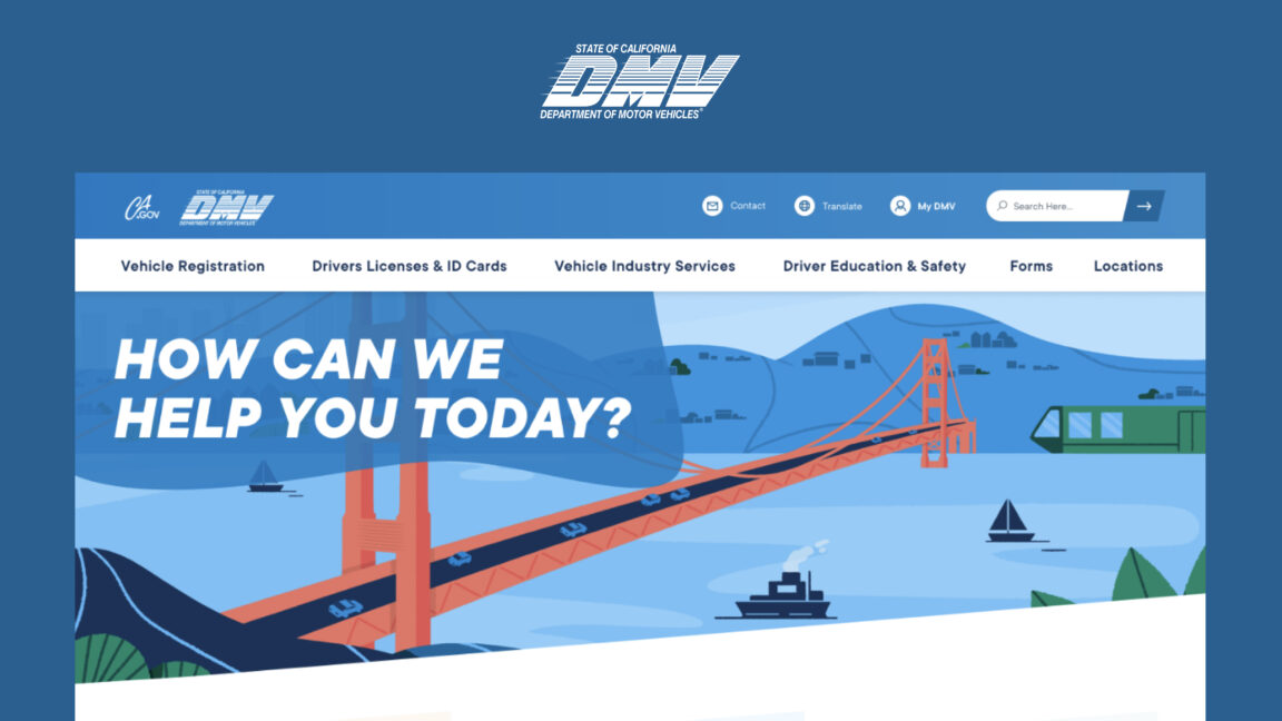 California DMV Website Redesign