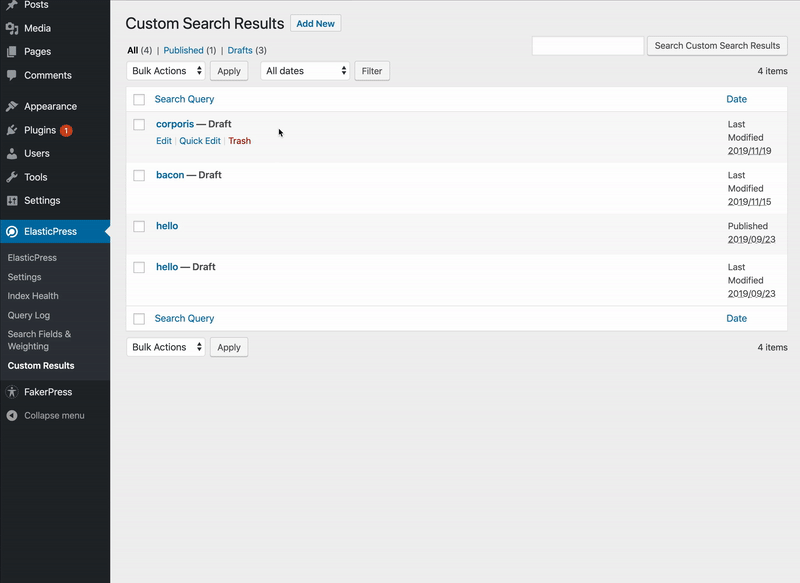 ElasticPress Custom Search Ordering