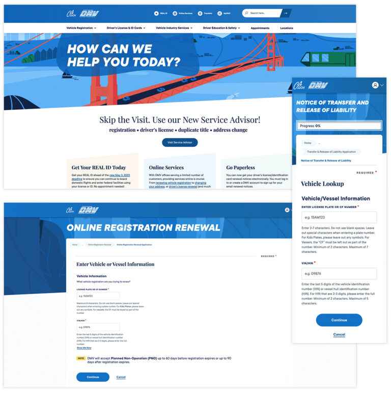 California DMV  Applications 10up