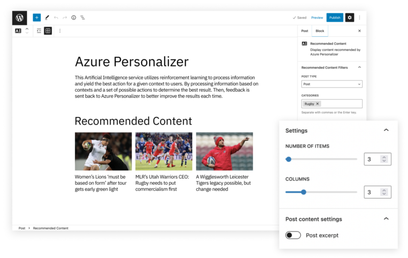 ClassifAI Expands Capabilities, Using AI for Recommended Content Block ...